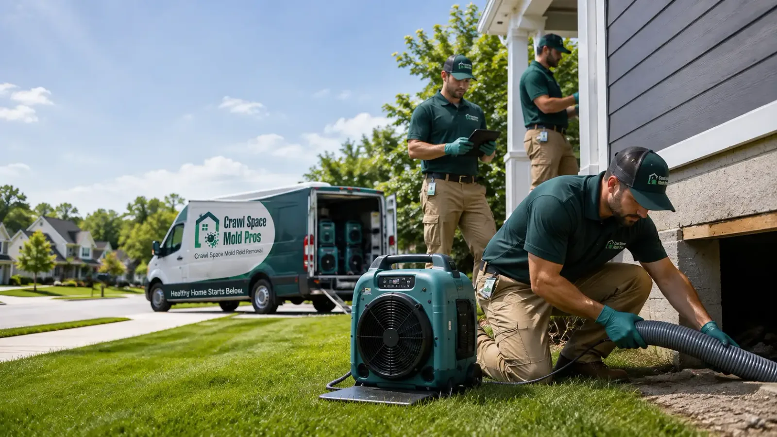 Crawl Space Mold Removal in Quenemo, KS